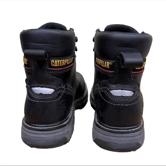 Caterpillar Mens Precision Comp Toe Waterproof Work & Safety Boots Black 9 Wide - Picture 7 of 10